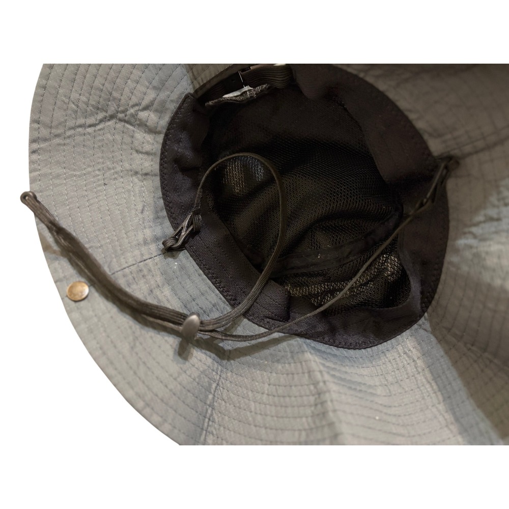 Breckenridge Colorado Gray Ripstop Mesh Sun Hat Boonie Hiking Fishing Bucket Hat - Picture 5 of 6